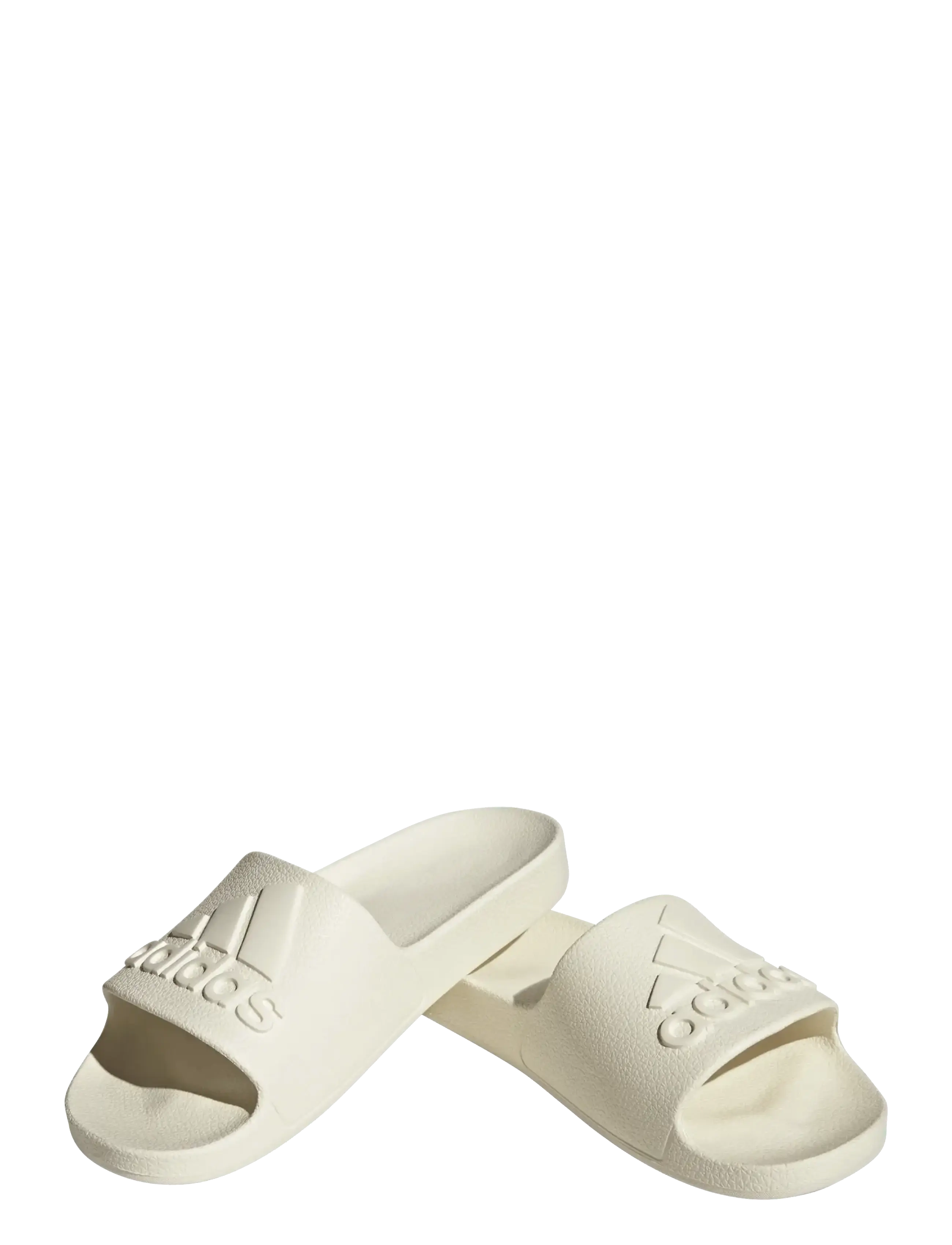 adidas Sportswear ADILETTE AQUA - Sko - OWHITE/OWHITE/OWHITE / cream