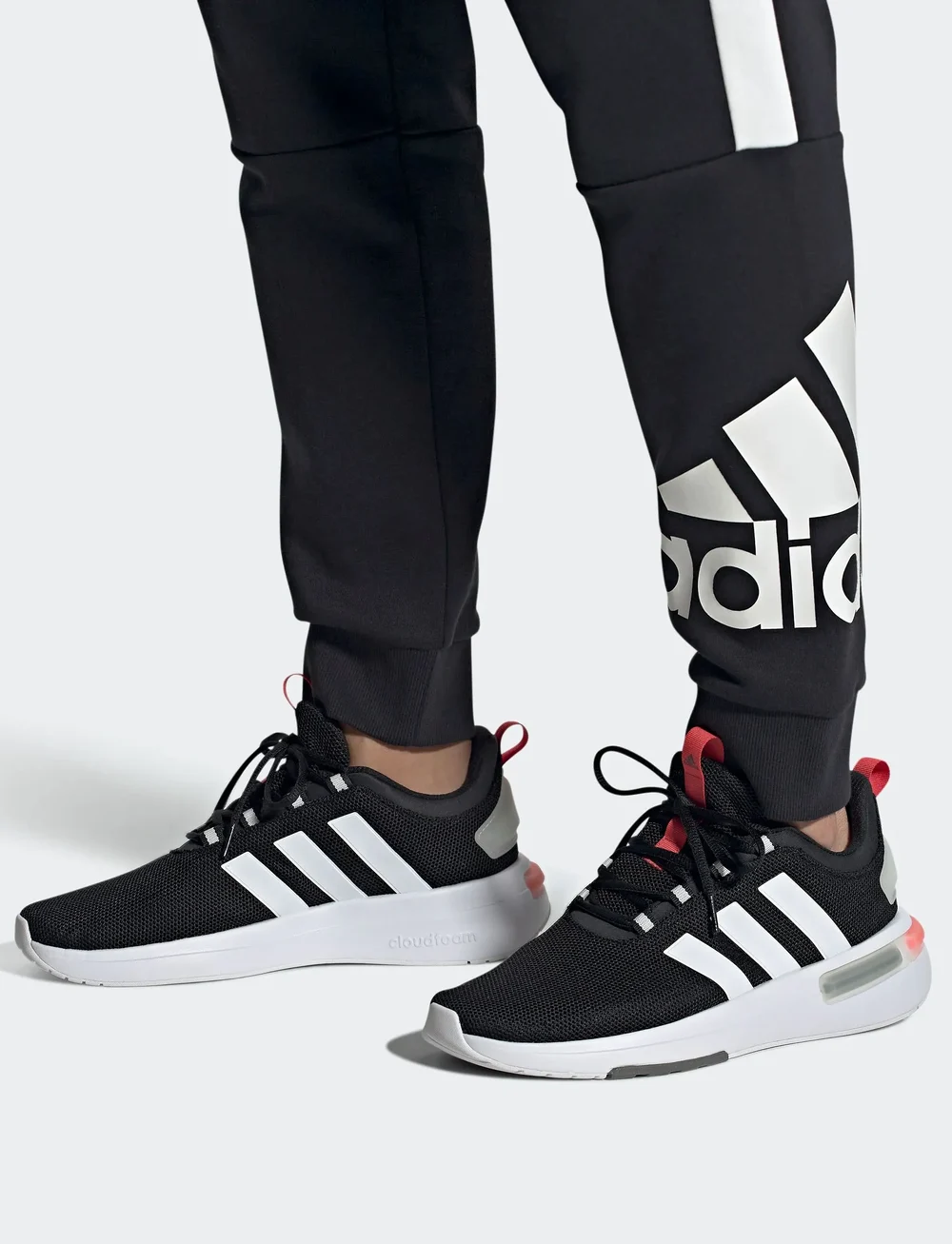 adidas Sportswear - RACER TR23 - kõrge säärega tossud - cblack/ftwwht/grefou - 0