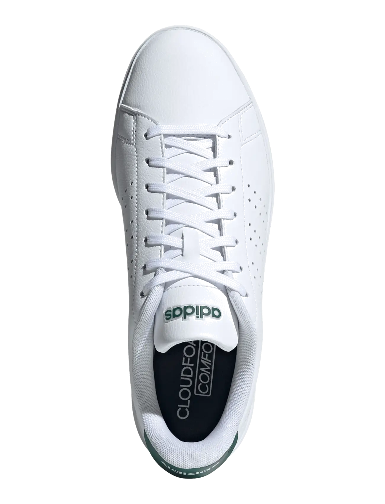 adidas Sportswear - ADVANTAGE 2.0 - lave sneakers - ftwwht/cblack/cgreen - 4