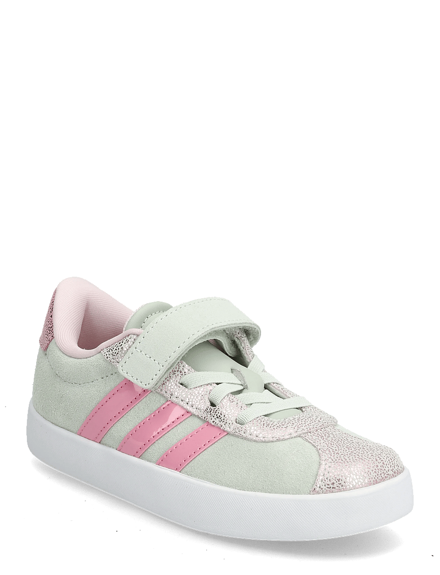 adidas Sportswear - VL COURT 3.0 EL C - lave sneakers - lingrn/blipnk/clpink - 0