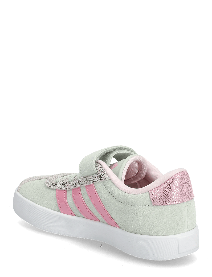 adidas Sportswear - VL COURT 3.0 EL C - lave sneakers - lingrn/blipnk/clpink - 2