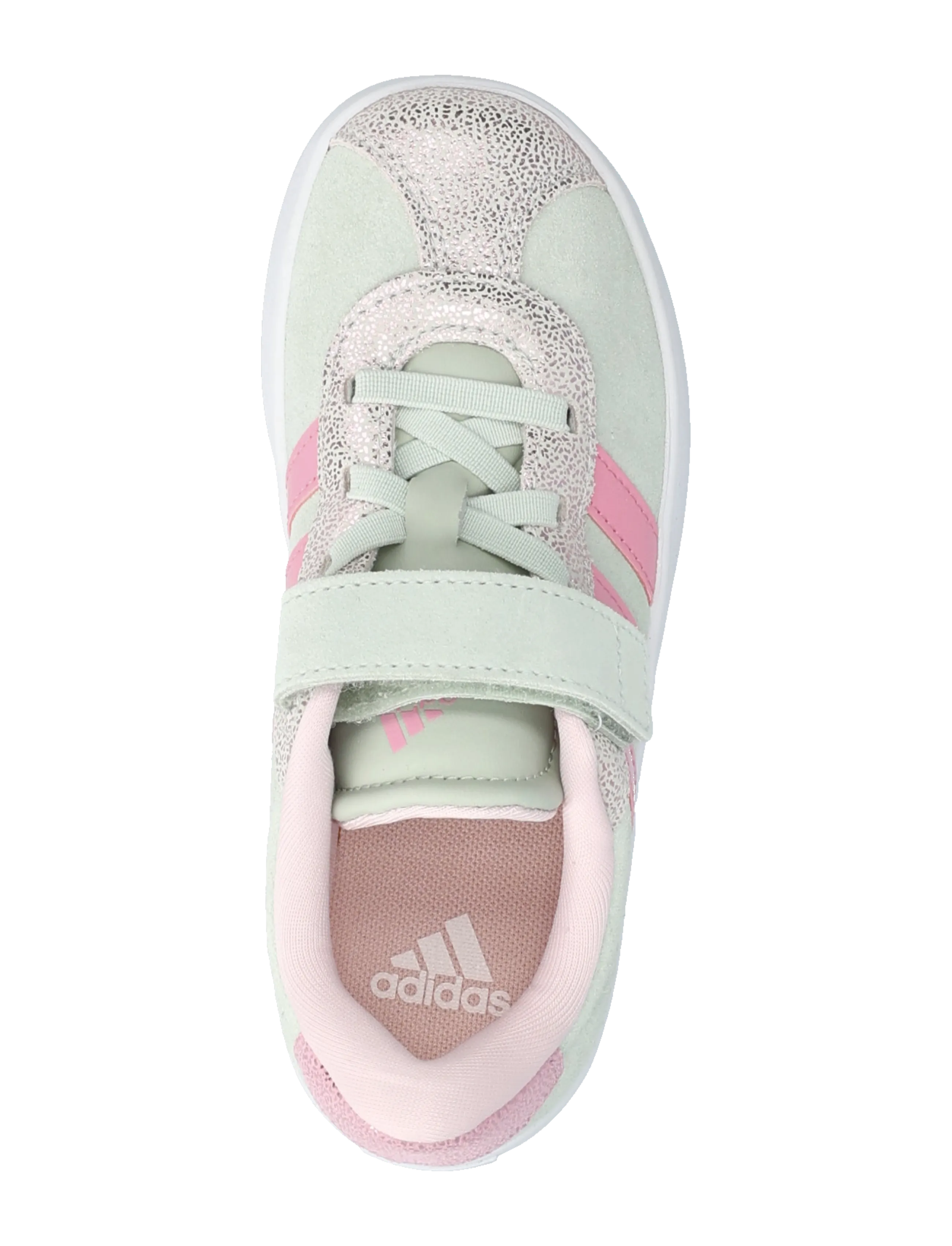 adidas Sportswear - VL COURT 3.0 EL C - baskets basses - lingrn/blipnk/clpink - 3