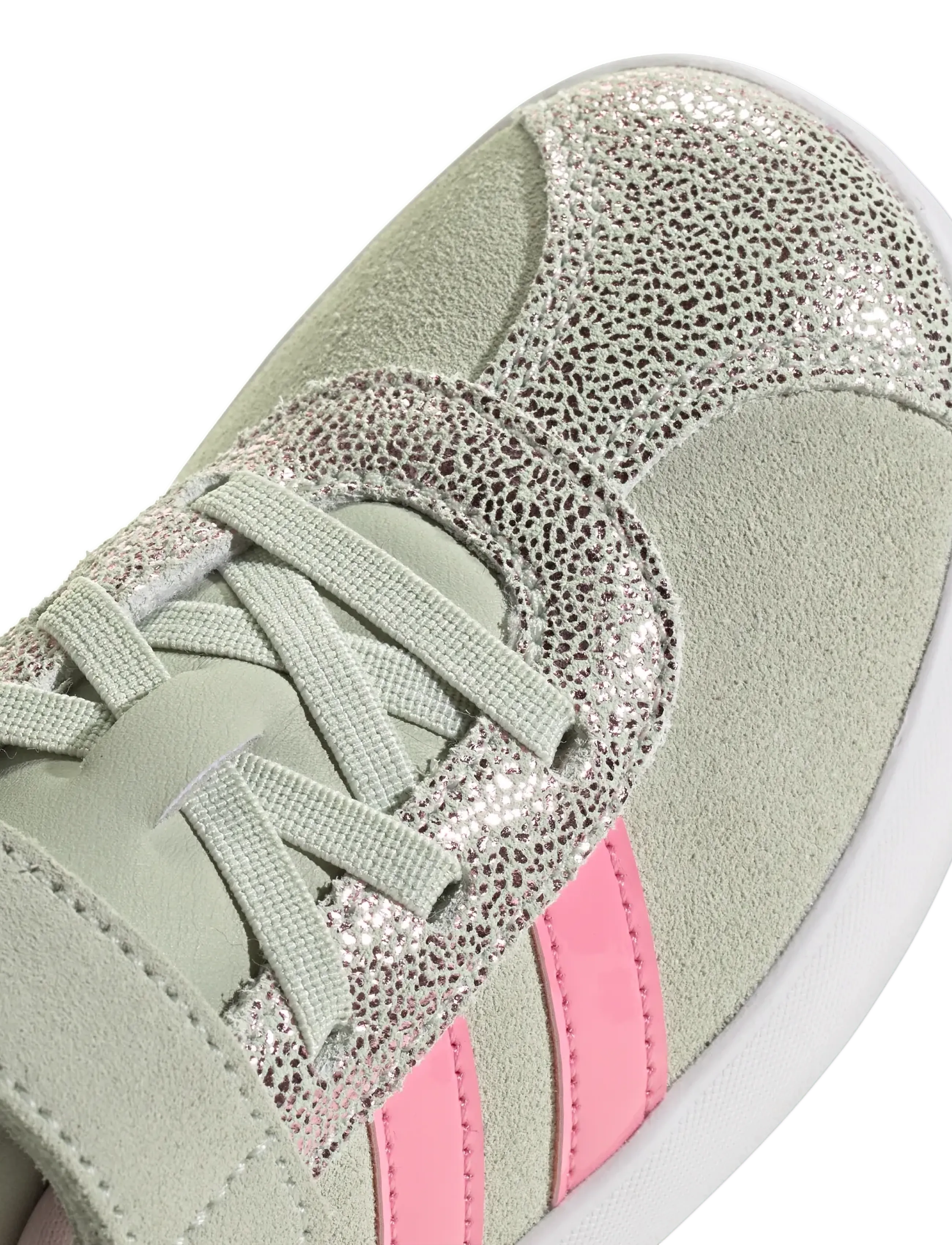 adidas Sportswear - VL COURT 3.0 EL C - baskets basses - lingrn/blipnk/clpink - 5