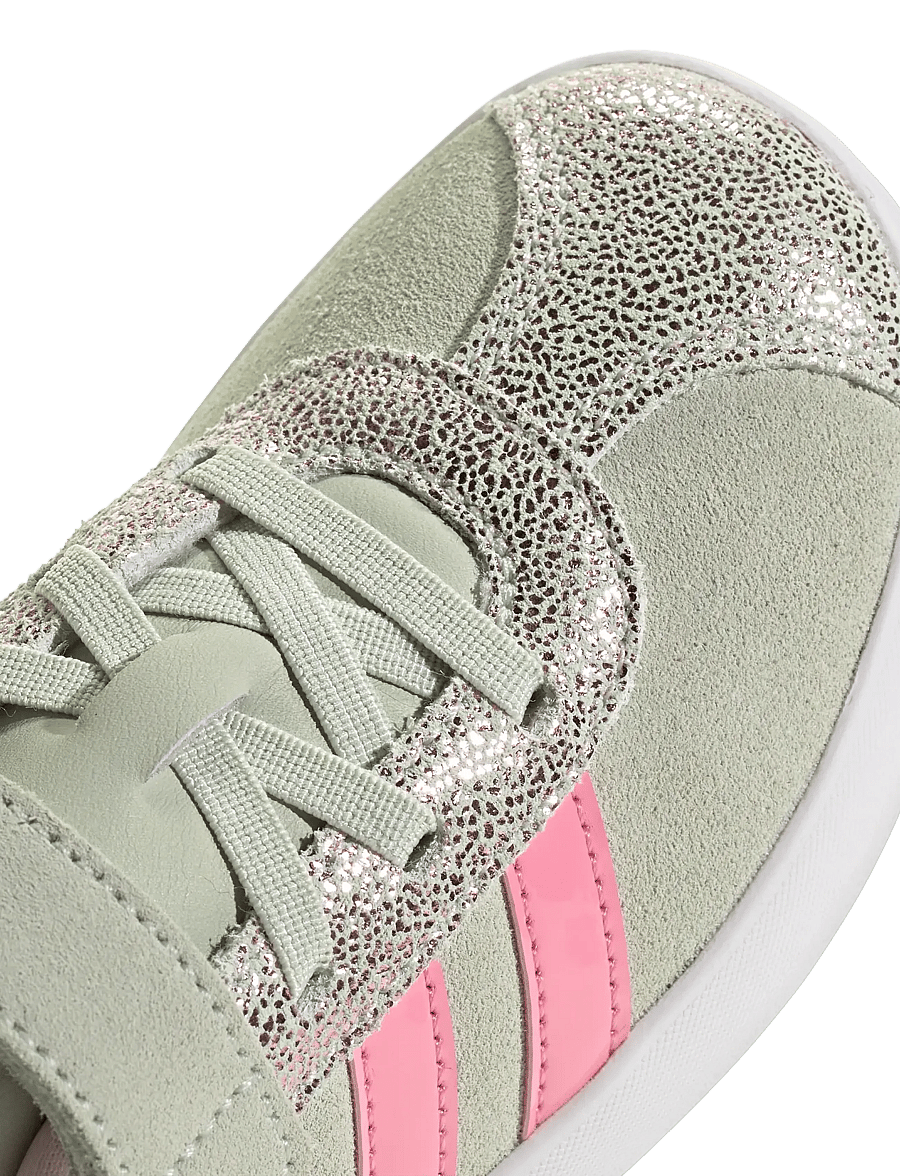 adidas Sportswear - VL COURT 3.0 EL C - lave sneakers - lingrn/blipnk/clpink - 5