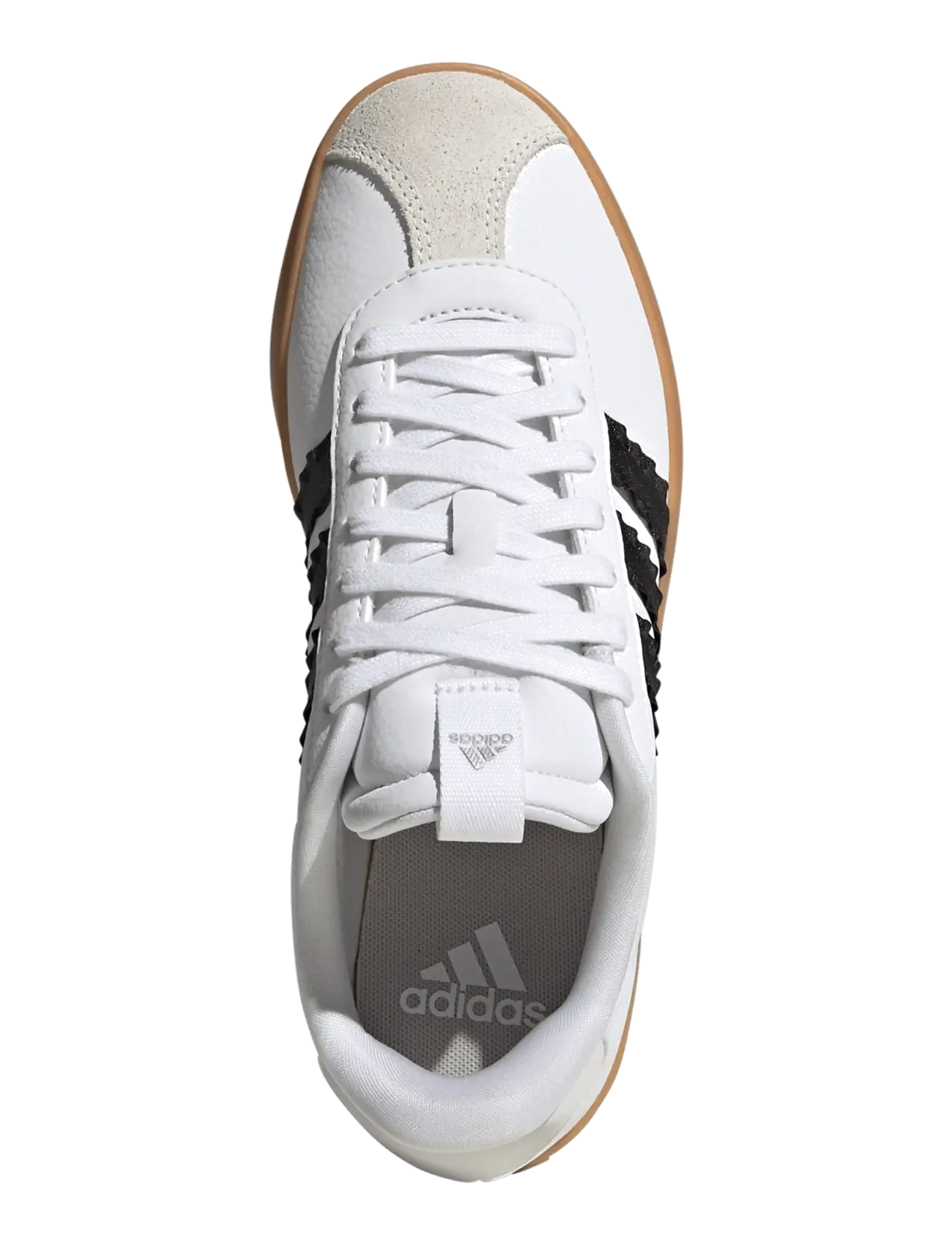 adidas Sportswear - VL COURT 3.0 - lave sneakers - ftwwht/cblack/orbgry - 4