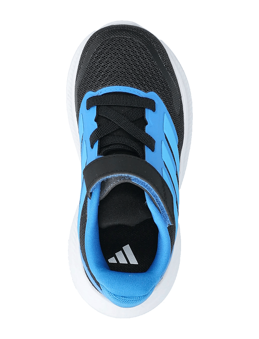 adidas Sportswear - RUNFALCON 5 EL I - lave sneakers - cblack/luaq/lurabl - 3