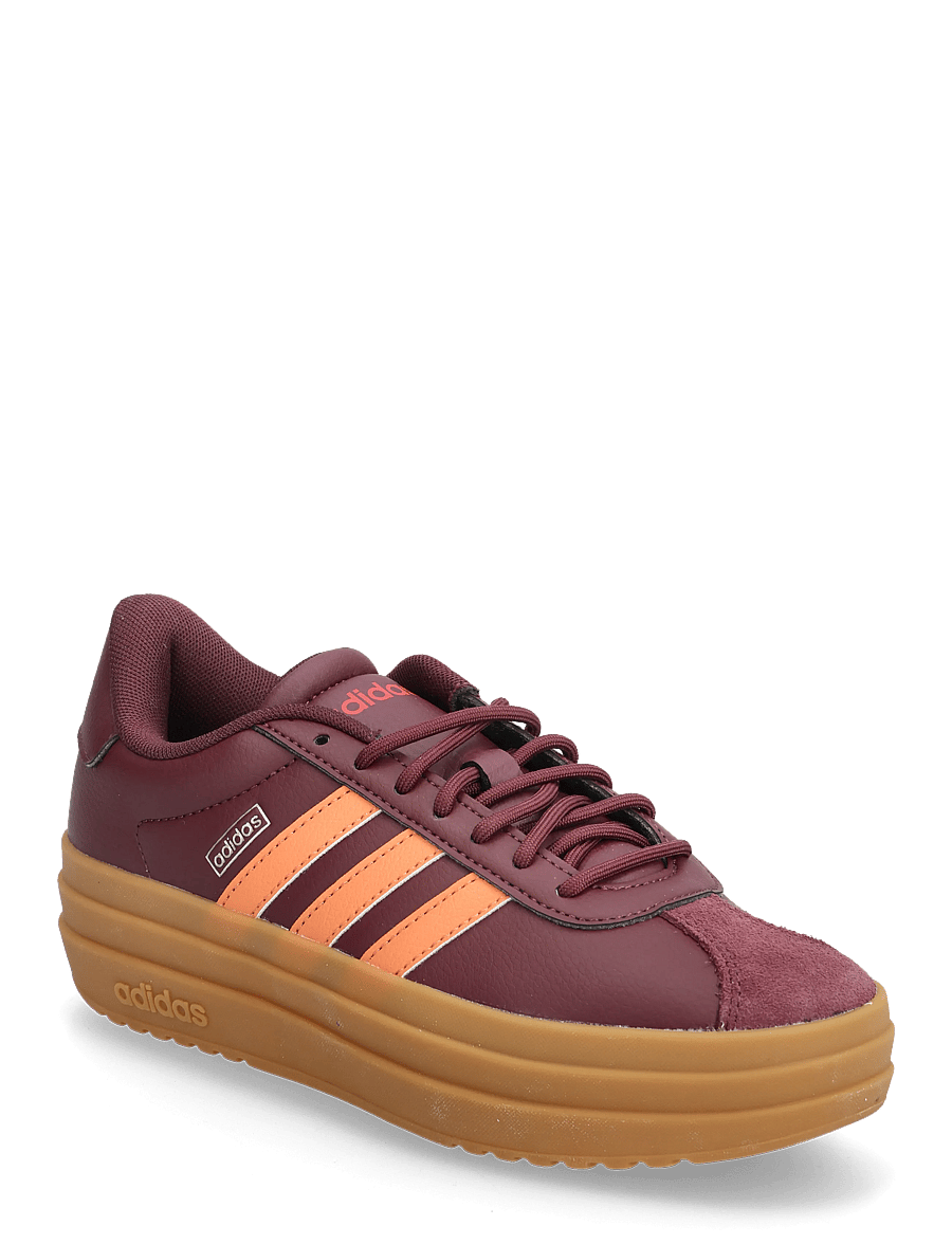 adidas Sportswear - VL COURT BOLD - lave sneakers - maroon/duor/purrub - 0