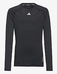 adidas Sportswear - AEROREADY Techfit Long-Sleeve Top Kids - langermede - black/white - 0