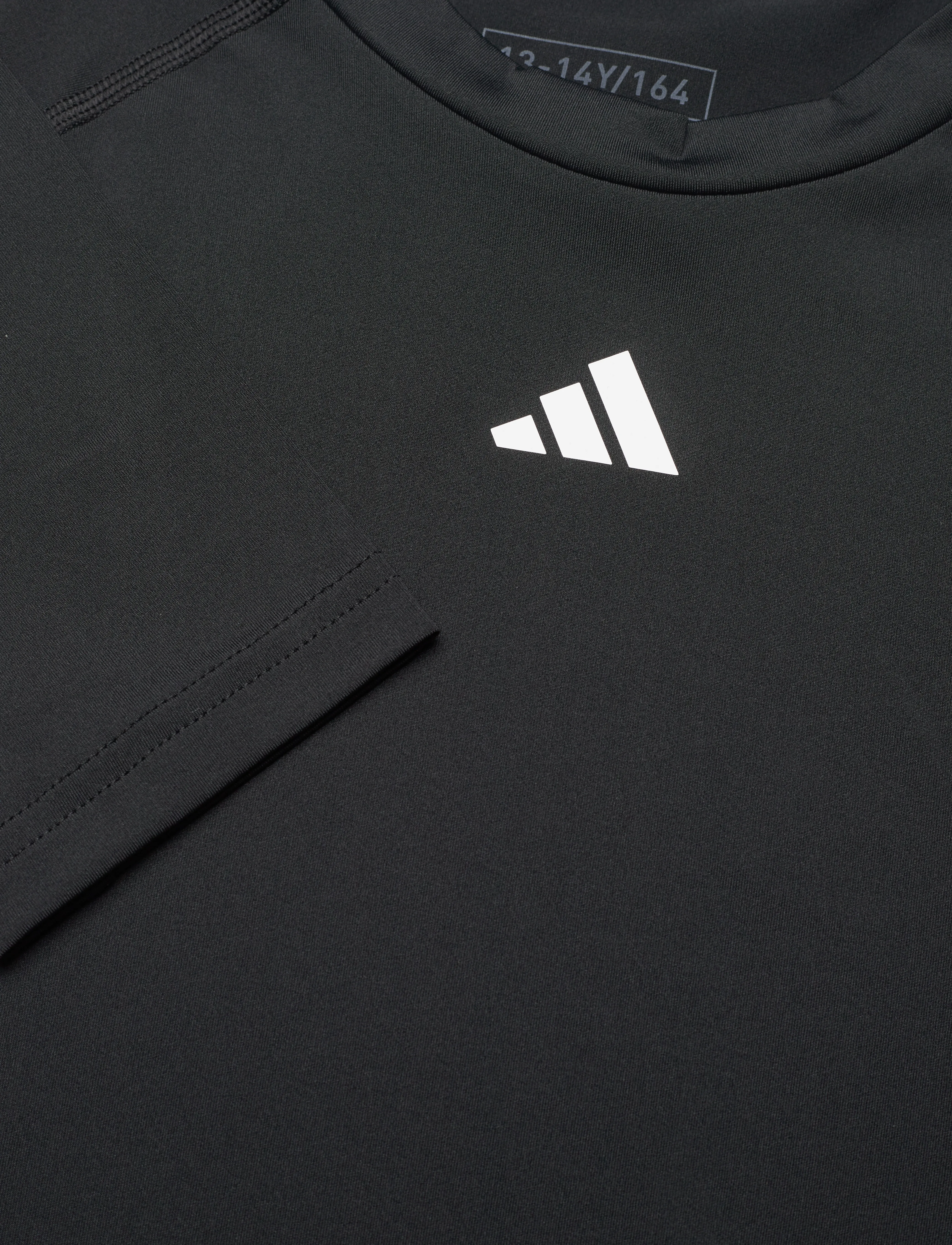 adidas Sportswear - AEROREADY Techfit Long-Sleeve Top Kids - black/white - 2