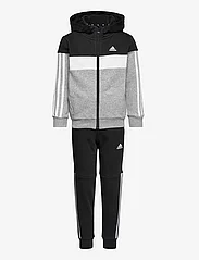 adidas Sportswear - LK 3S TIB FL TS - sportanzüge - black/white/mgreyh - 0