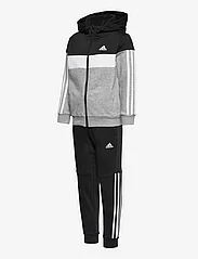 adidas Sportswear - LK 3S TIB FL TS - sportanzüge - black/white/mgreyh - 2