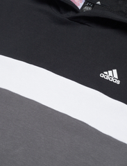 adidas Sportswear - J 3S TIB FL HD - kapuutsiga dressipluusid - black/white/grefiv - 2
