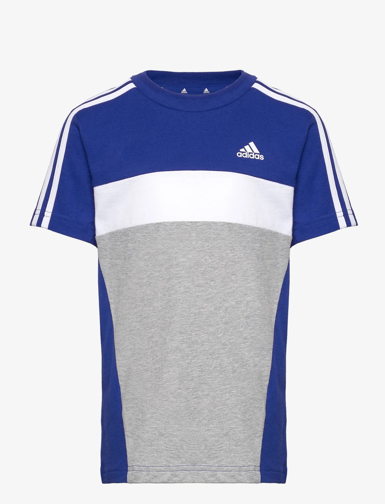 adidas Sportswear - J 3S TIB T - short-sleeved t-shirts - selubl/mgreyh/white - 0