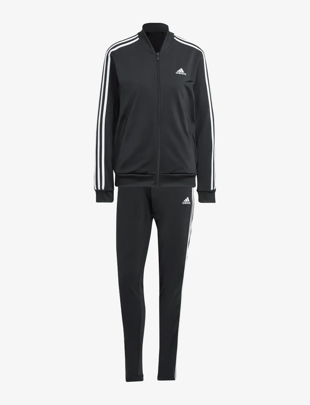 Black and white tracksuit adidas sales