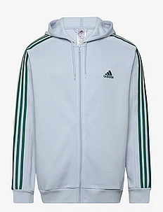 Essentials Fleece 3-Stripes Full-Zip Hoodie, adidas Sportswear