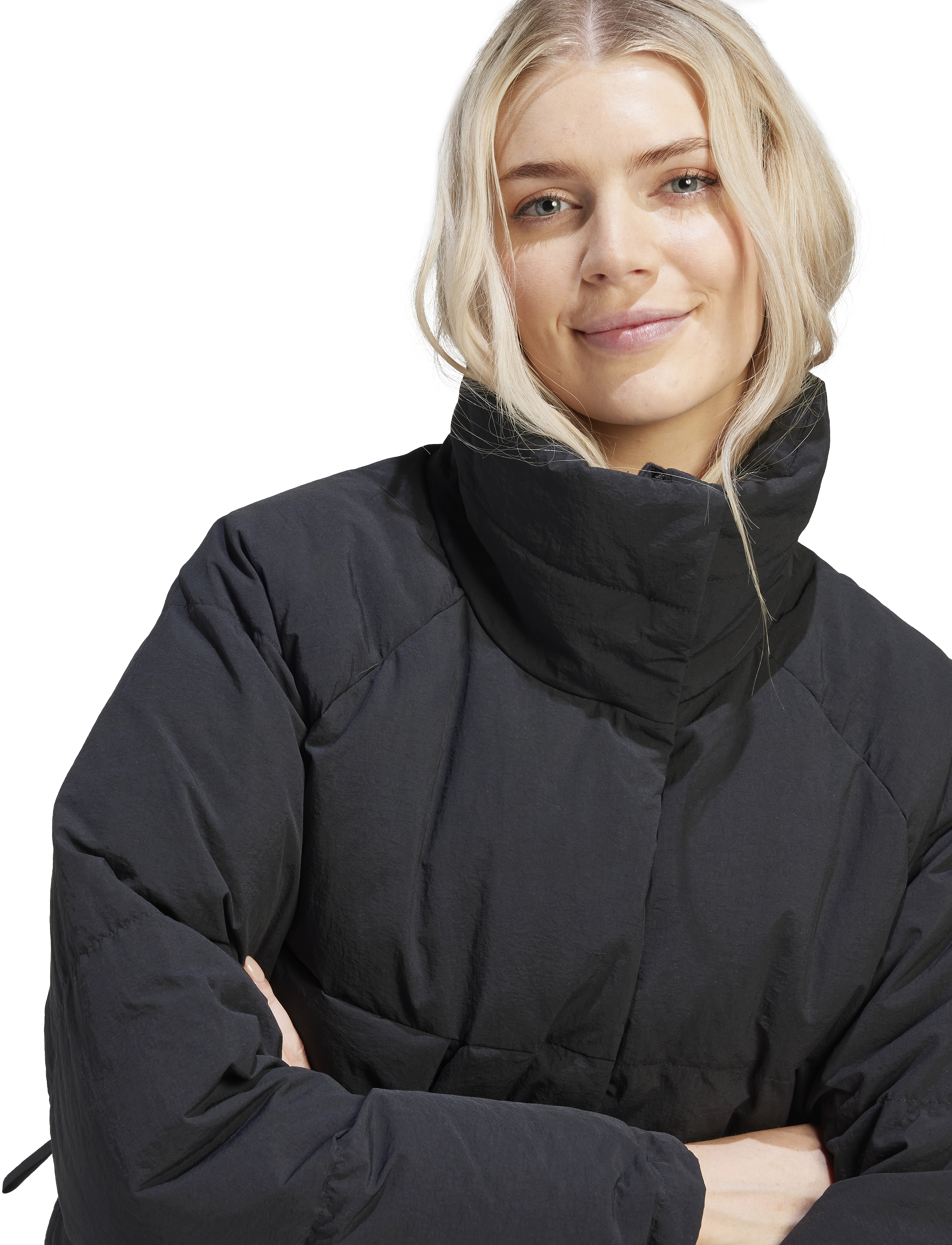 adidas Sportswear - Big Baffle Jacket - dunjakker - black - 5