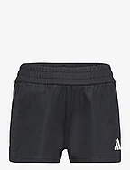 AEROREADY 3-Stripes Knit Shorts - BLACK/GREFOU/WHITE