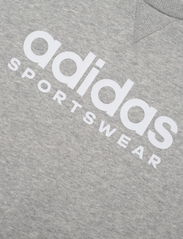 adidas Sportswear - Fleece Crew Sweatshirt Kids - sportiska stila džemperi - mgreyh/white - 2