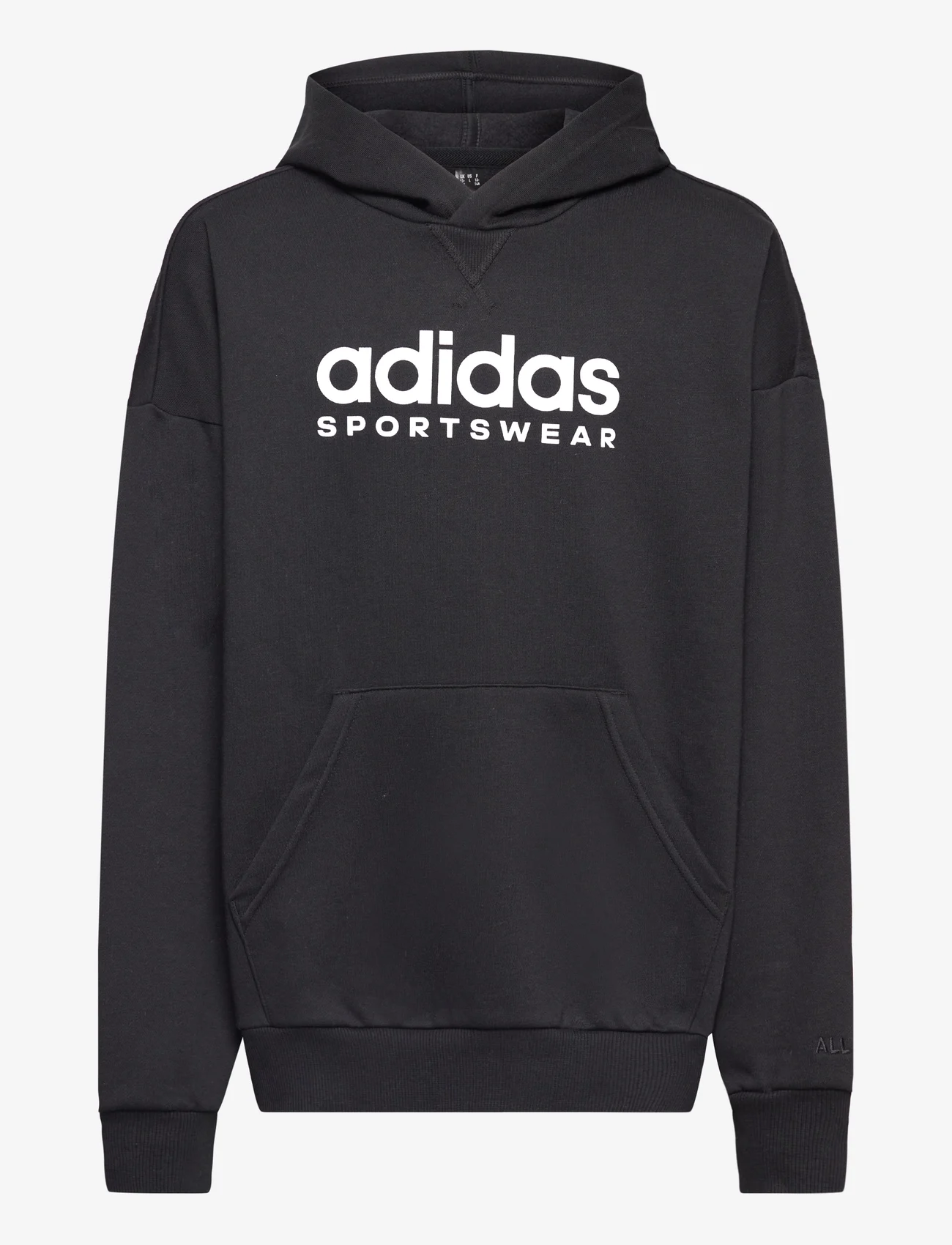 adidas Sportswear - Fleece Hoodie Kids - kapuutsiga dressipluusid - black/white - 0