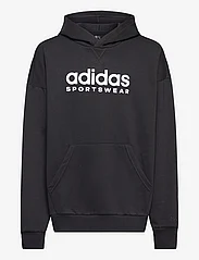 adidas Sportswear - Fleece Hoodie Kids - hoodies - black/white - 0