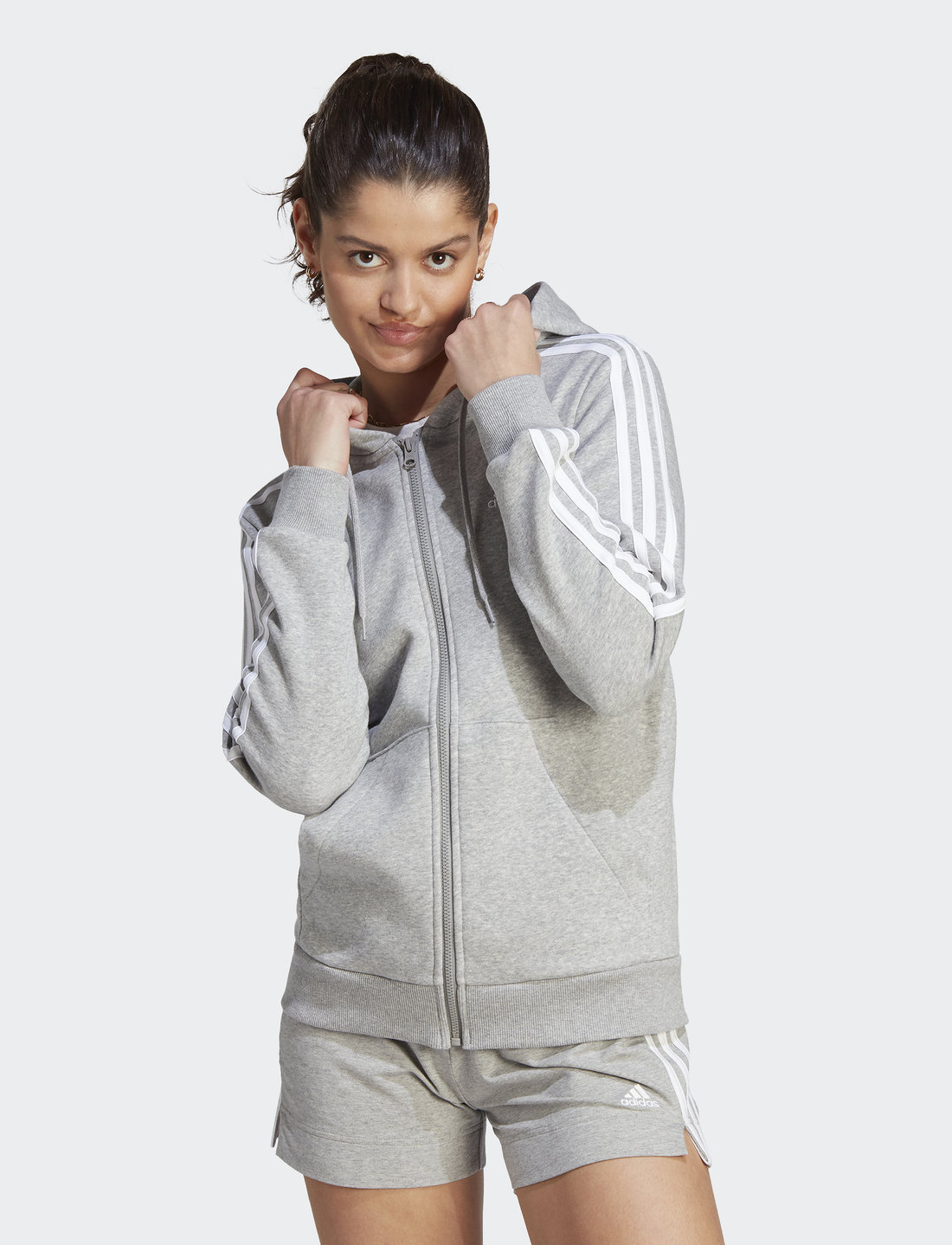 adidas Sportswear W 3s Fl Fz Hd Hoodies Boozt