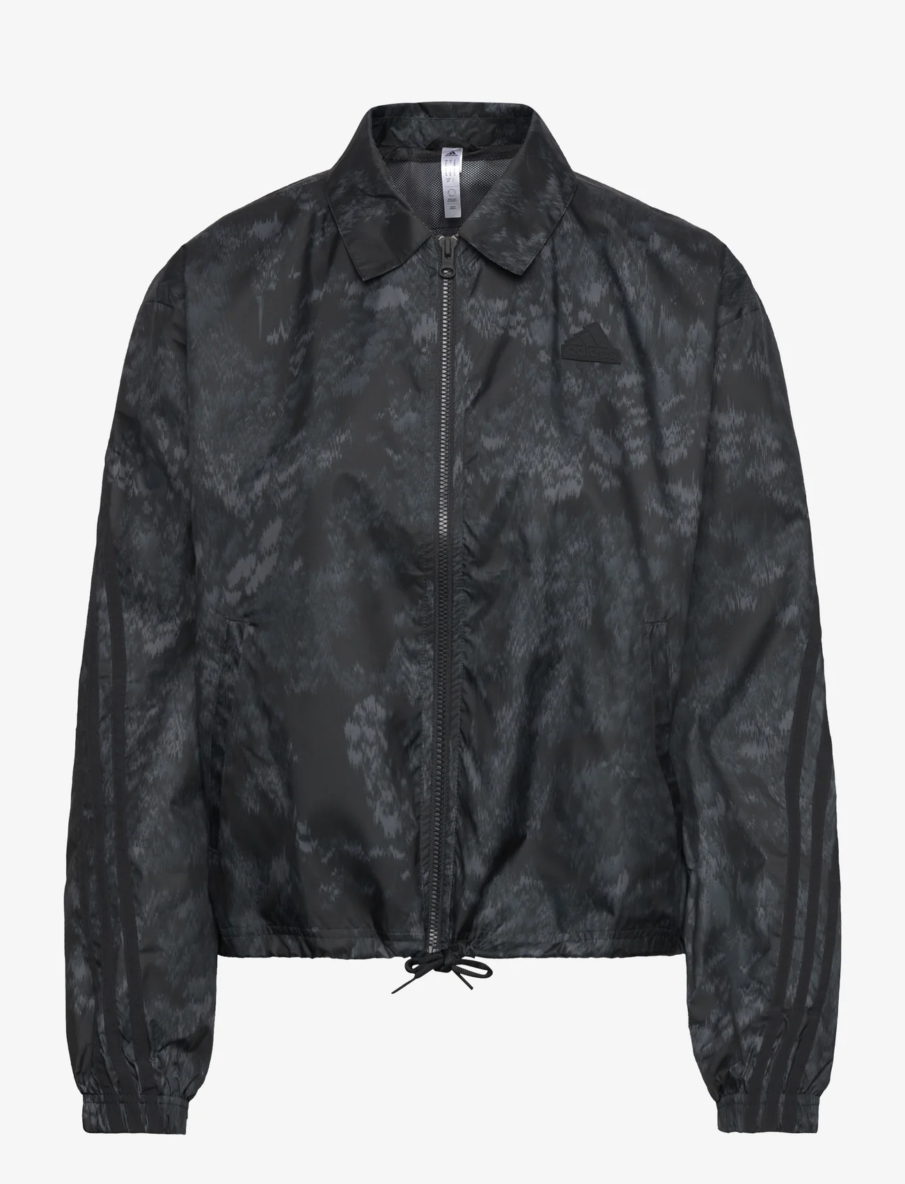 adidas Sportswear - W FI 3S WVN JKT - vēja necaurlaidīgas jakas - black/black - 0