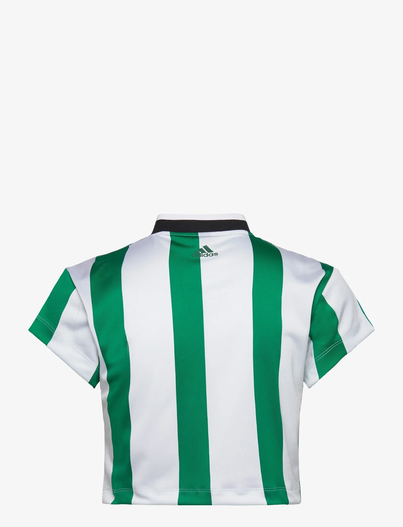 adidas Sportswear - W TIRO CRO T - navel shirts - cgreen/white - 1
