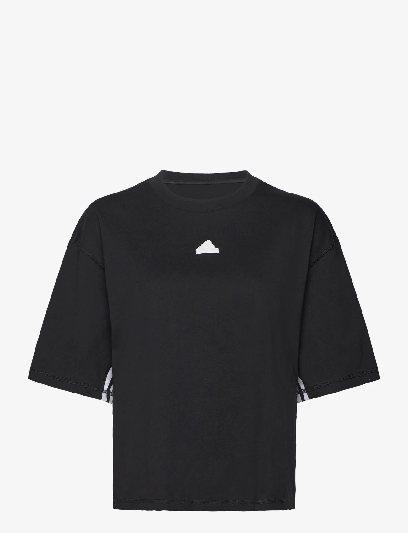 adidas Sportswear - DANCE TEE - t-shirts - black/white - 0