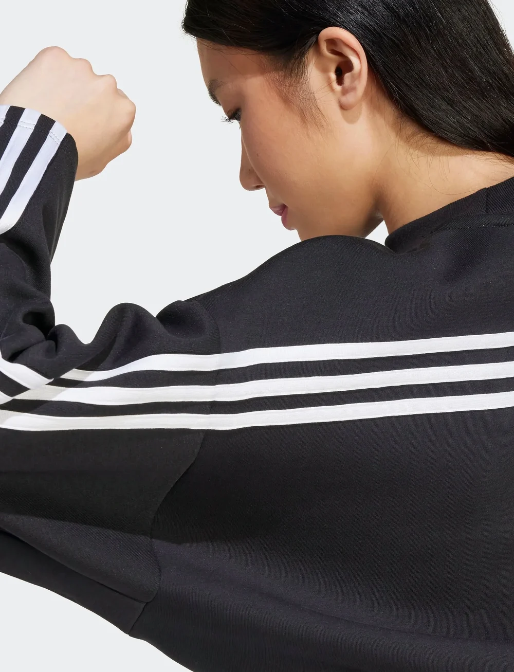 adidas Sportswear - W FI 3S SWT - sweatshirts - black - 3