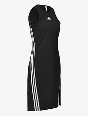 adidas Sportswear - W FI 3S DRESS - mekot & hameet - black/white - 3