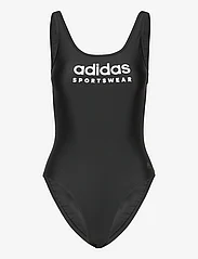 adidas Sportswear - SPORTSWEAR U-BACK SWIMSUIT - swimsuits - black/white - 0