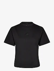adidas Sportswear - W Z.N.E. TEE - t-shirts - black - 0