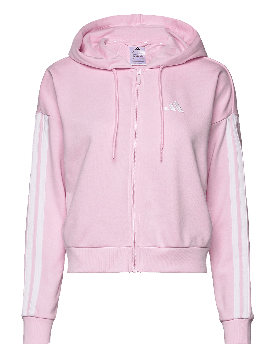 adidas Sportswear - W 3S FT FZ HD - overdele - clpink/white - 1