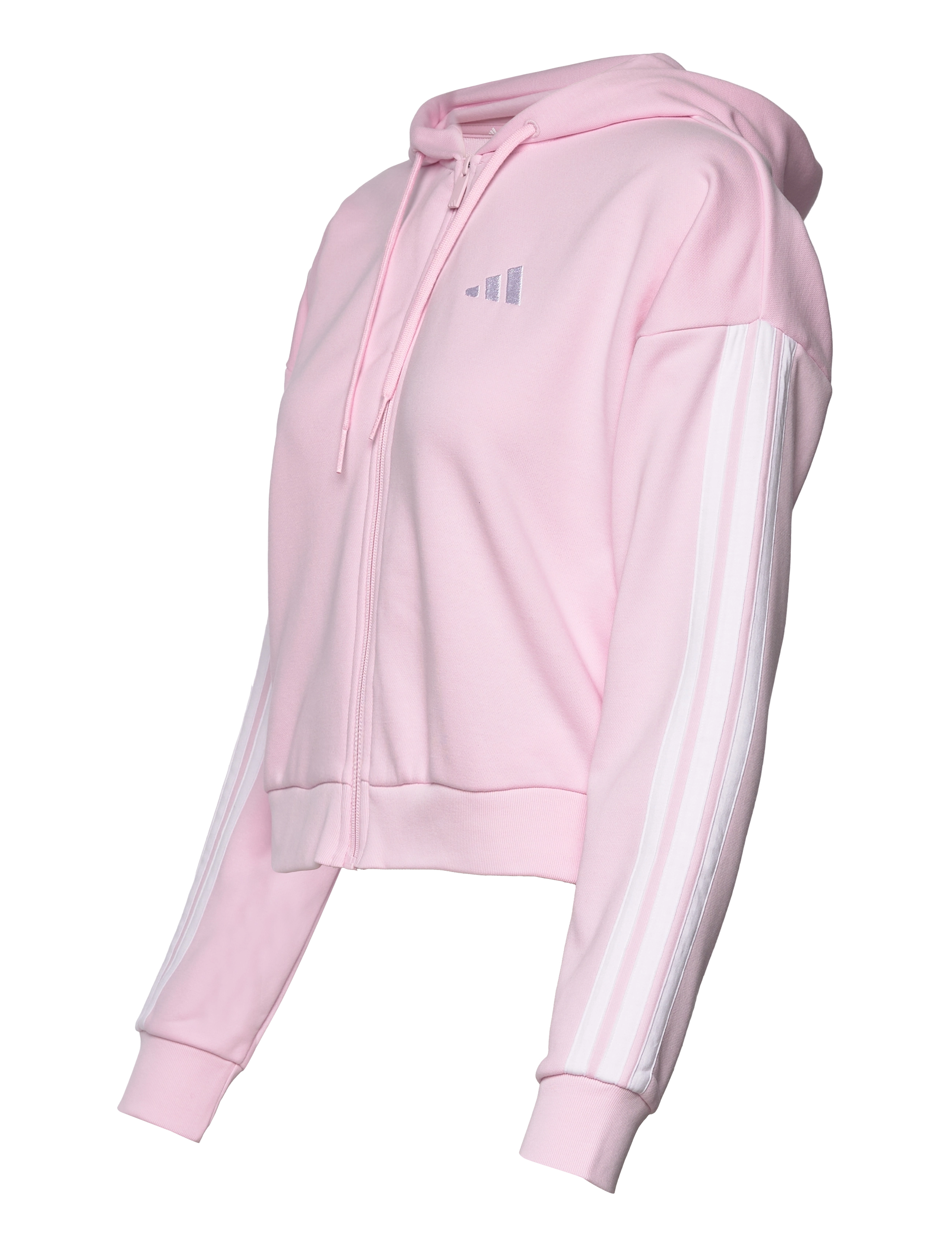 adidas Sportswear - W 3S FT FZ HD - overdele - clpink/white - 4
