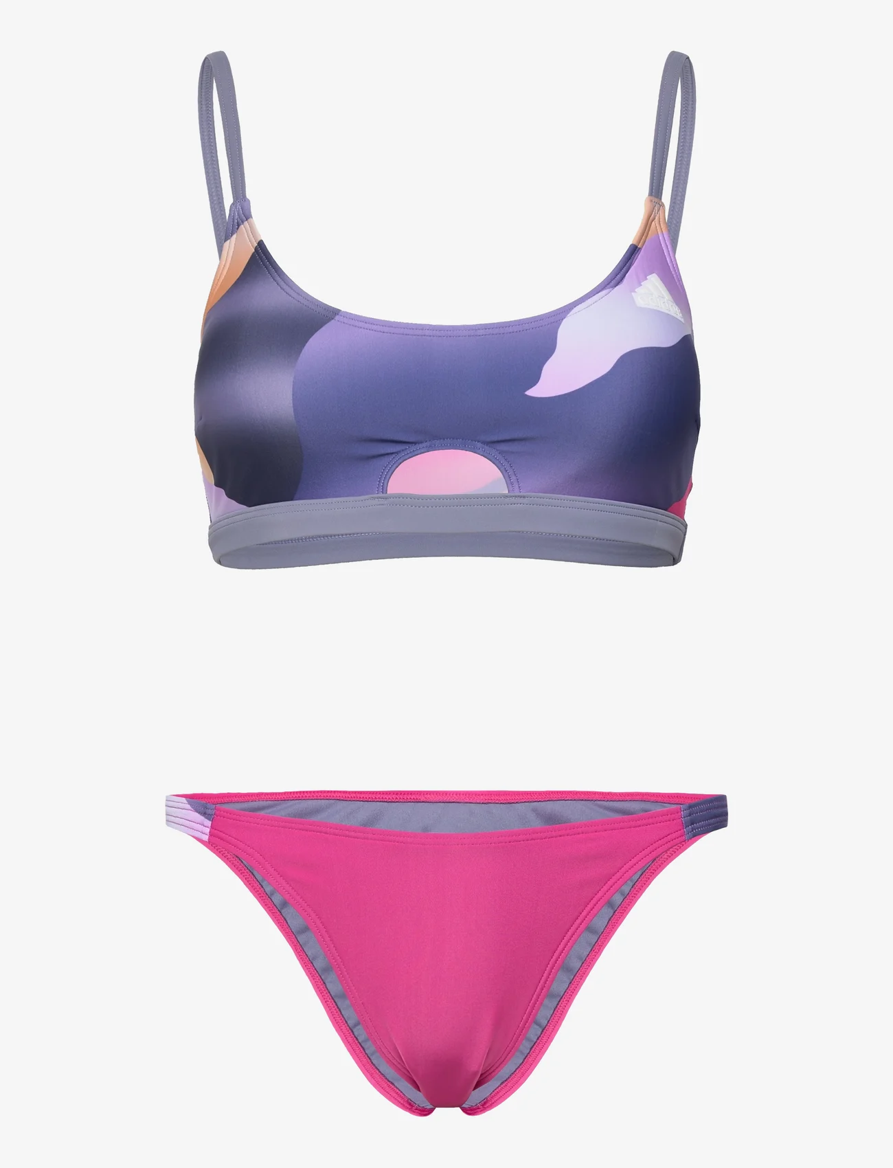 adidas Sportswear - Ce Camo Bik Set - bikini sæt - silvio/lucpnk - 0