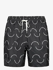 adidas Sportswear - Wave Logo Clx Swim Short - badeshorts - black/owhite - 0
