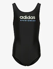 adidas Sportswear - SPORTSWEAR U-BACK SWIMSUIT - maudymosi kostiumėliai - black/grespa - 0