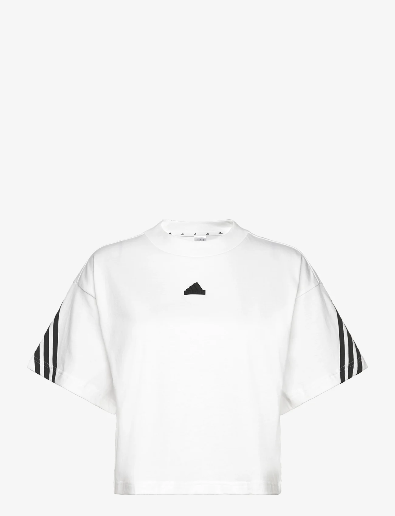 adidas Sportswear - W FI 3S TEE - t-shirts - white/black - 0