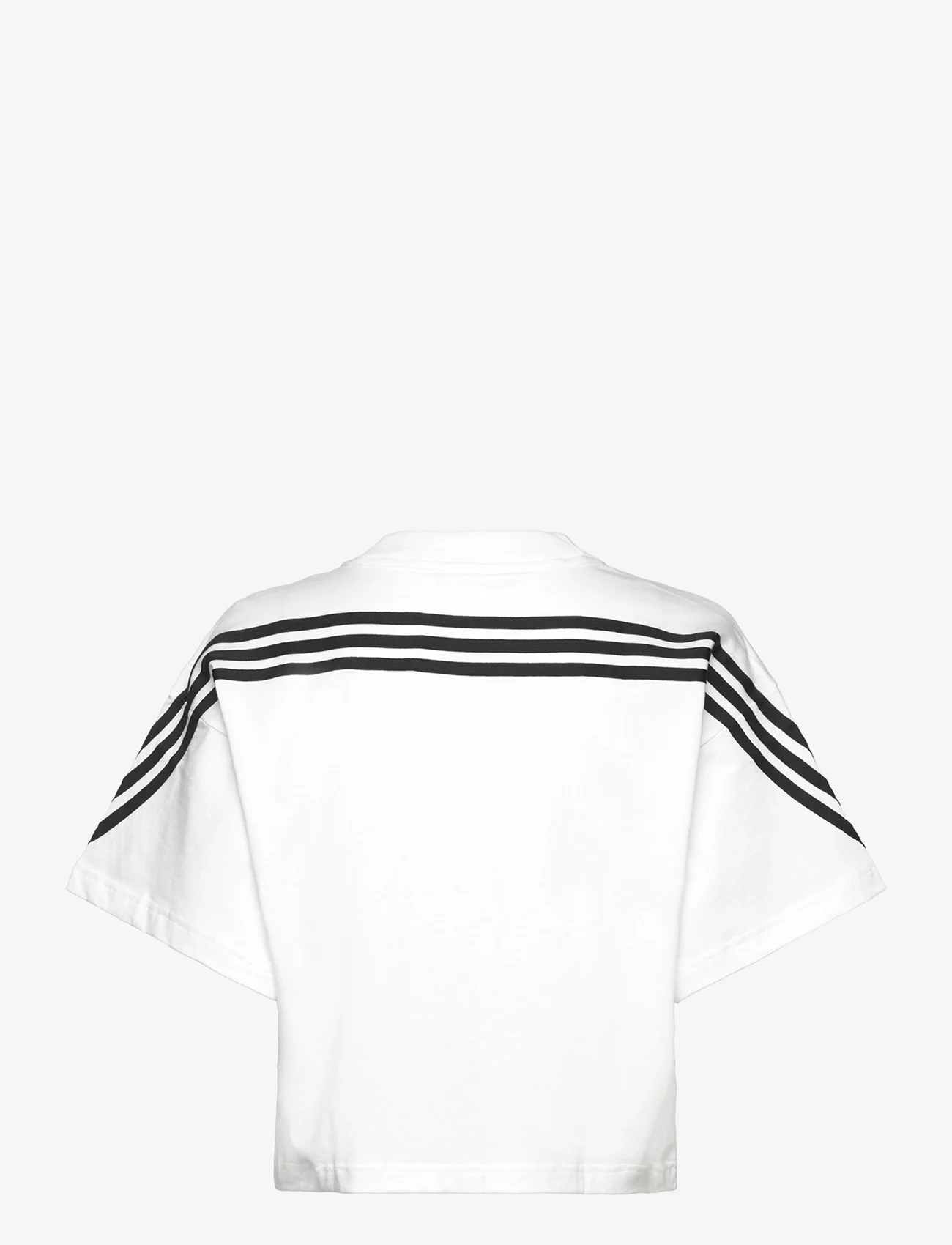 adidas Sportswear - W FI 3S TEE - t-shirts - white/black - 1