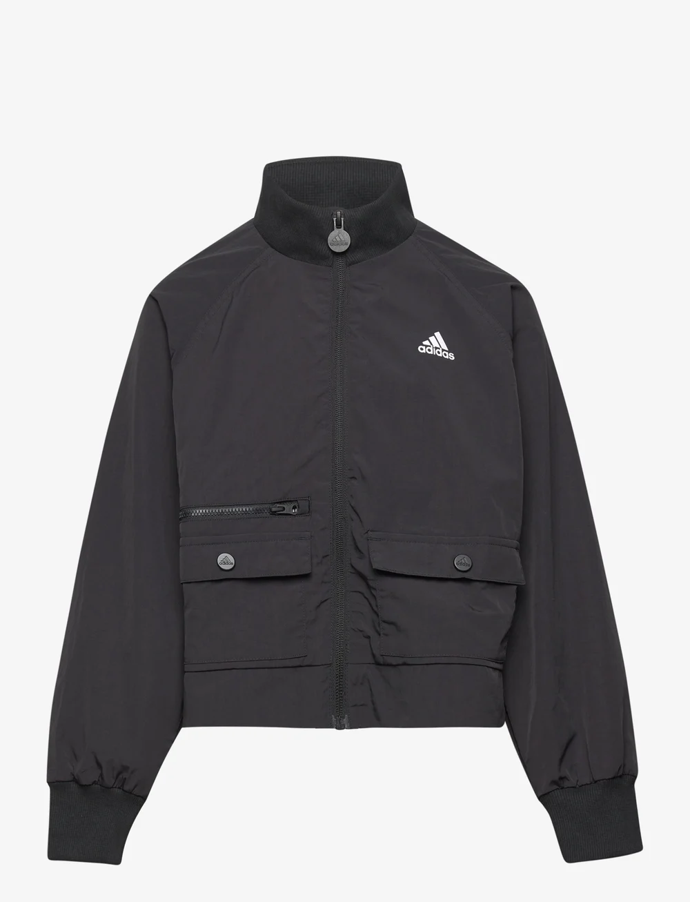 adidas Sportswear - J JAM WV JKT - outdoor - black/white - 0