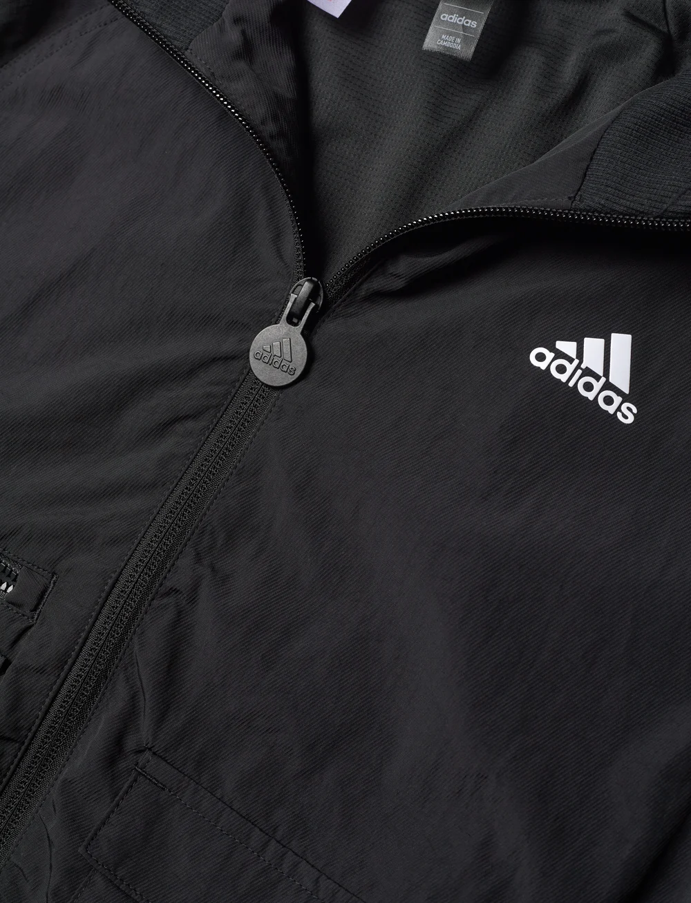 adidas Sportswear - J JAM WV JKT - outdoor - black/white - 2