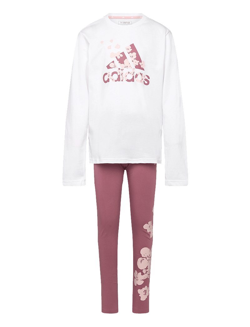 adidas Sportswear - JG FLWR LEG SET - white - 0
