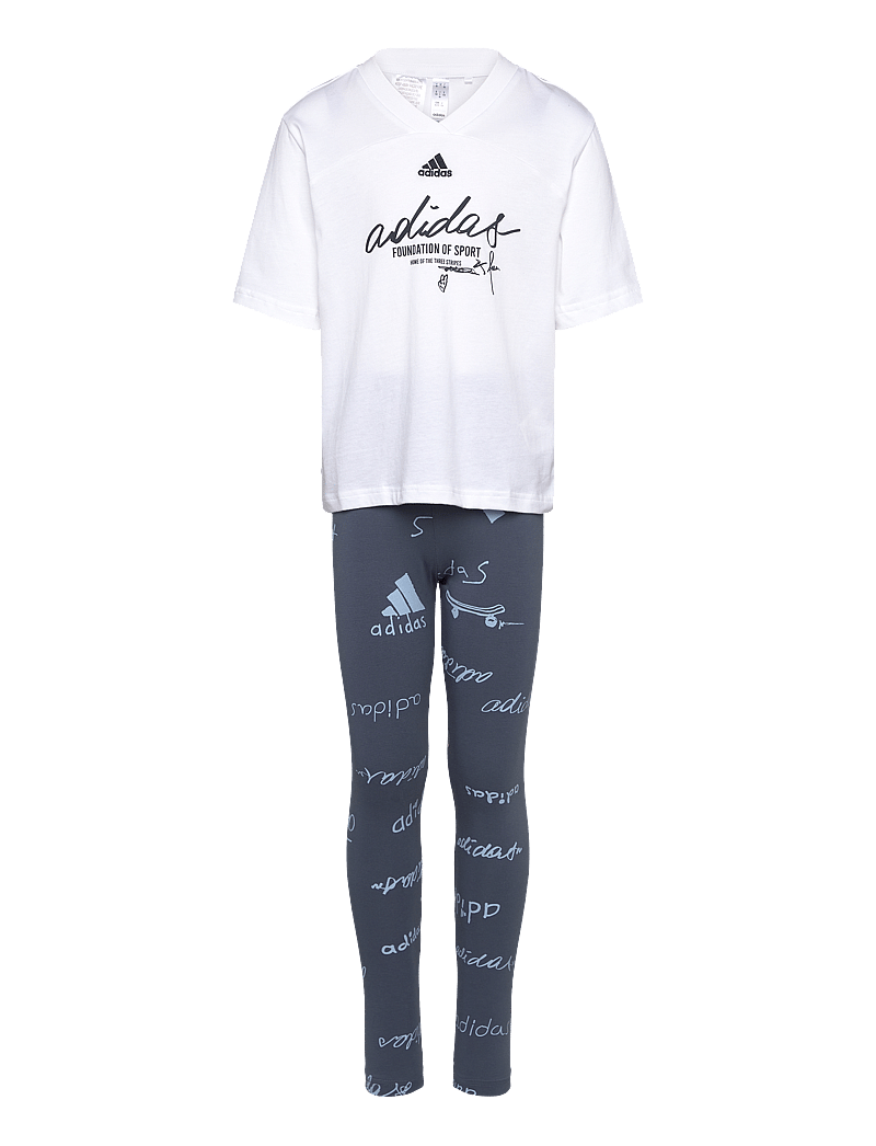 adidas Sportswear - LK BLUV SET - divdaļīgi komplekti - white - 0