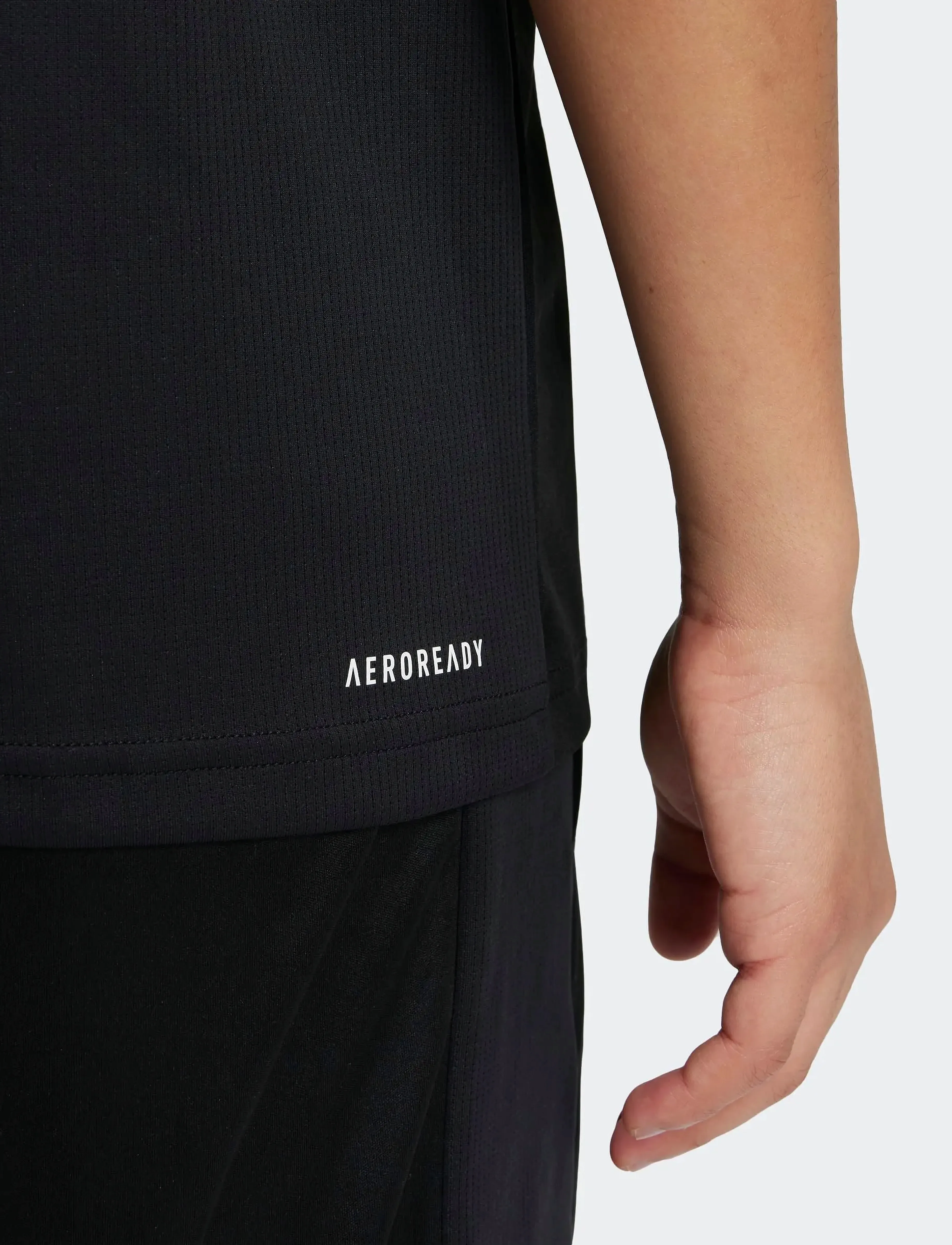 adidas Sportswear - J TR-ES T - sportinės palaidinukės - black/white - 3