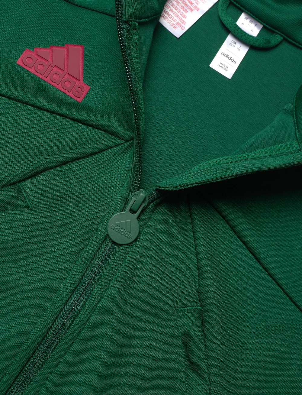 adidas Sportswear - J NP TTOP - sweatshirts - drkgrn/clowhi/cburgu - 2