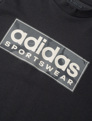adidas Sportswear - B CAMO LIN T - short-sleeved t-shirts - black - 2