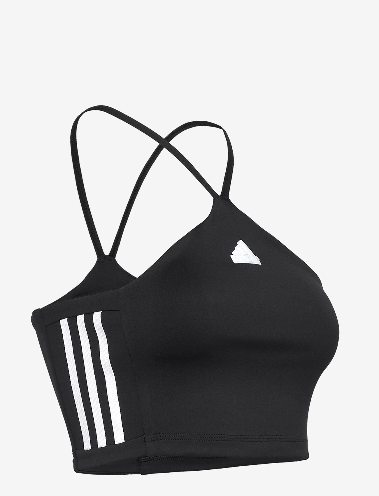 adidas Sportswear - TIRO CUT 3 STRIPES SUMMER TRIANGLE TOP - crop-tops - black - 3