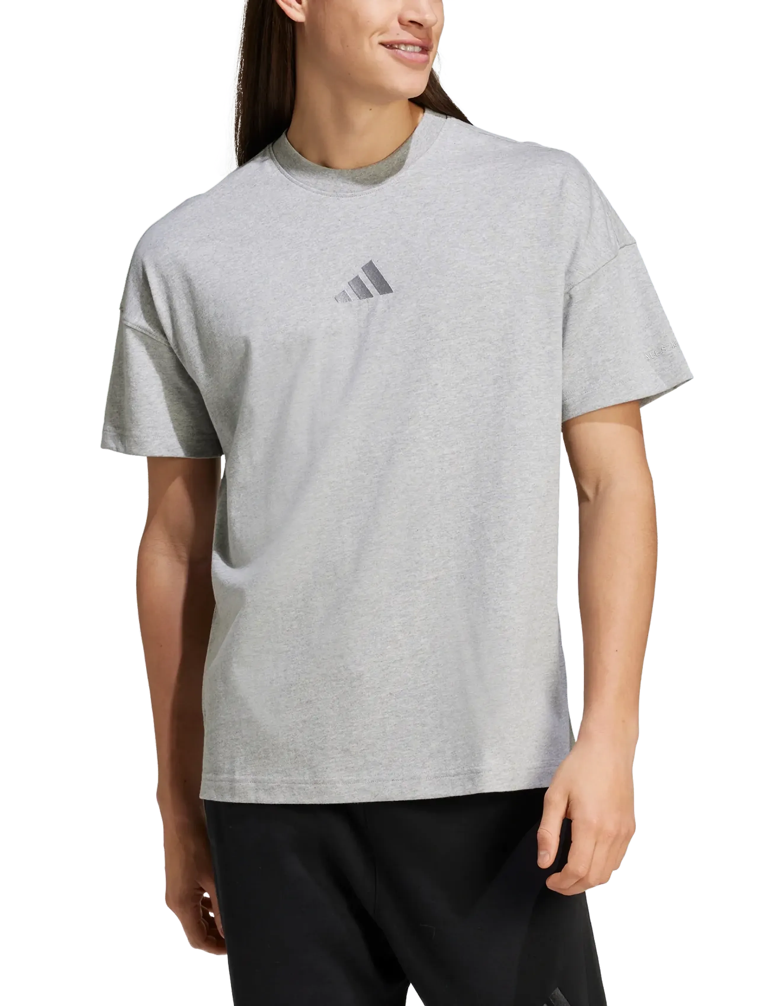 adidas Sportswear M A SZN T - T-särgid - MGREYH / grey