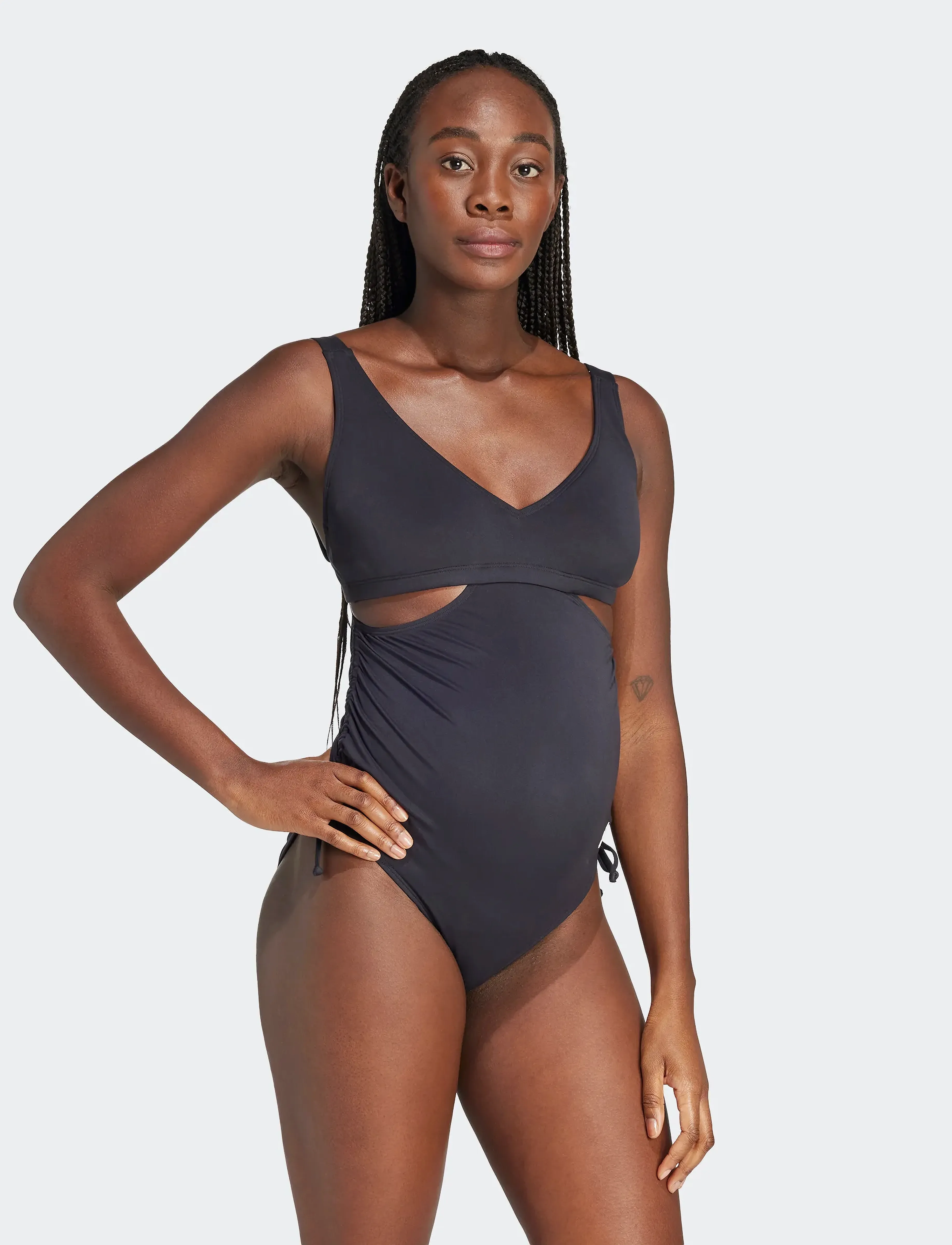 adidas Sportswear Maternity Swmsw, S, Black, Sport Badetøj > Sport Swimsuits, Dame