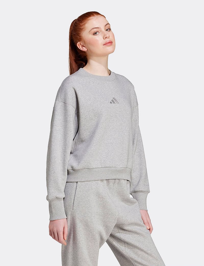 adidas Sportswear - W ALL SZN SWT - džemperiai - mgreyh - 0